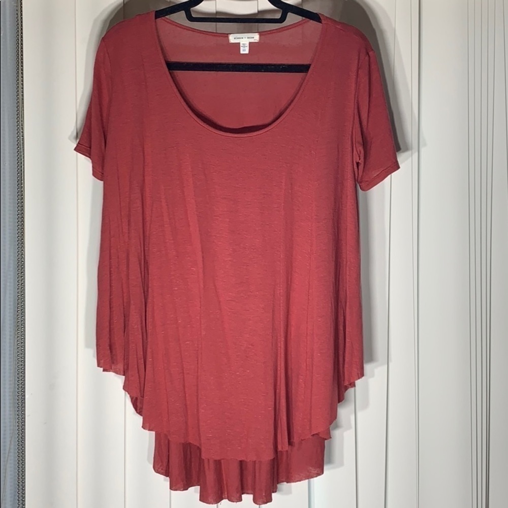 Anthropologie Silence + Noise oversize relaxed tee